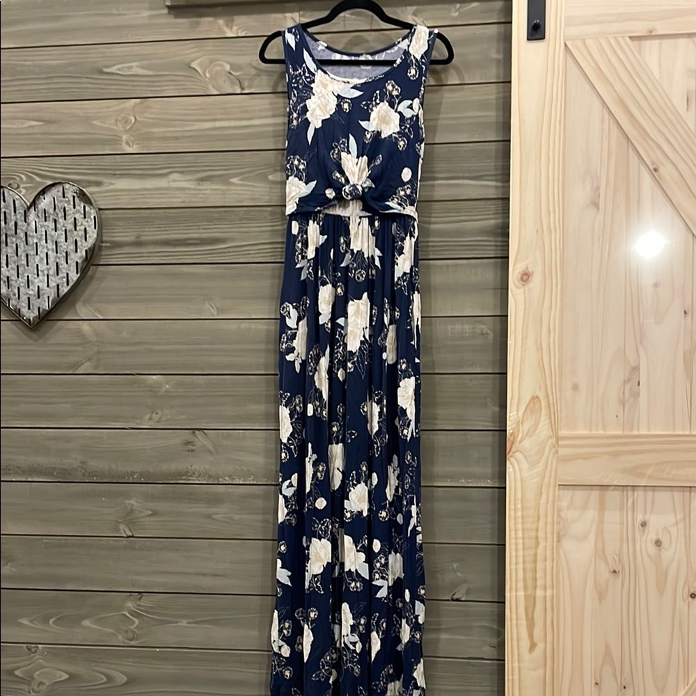 Latched mama nursing maxi dress